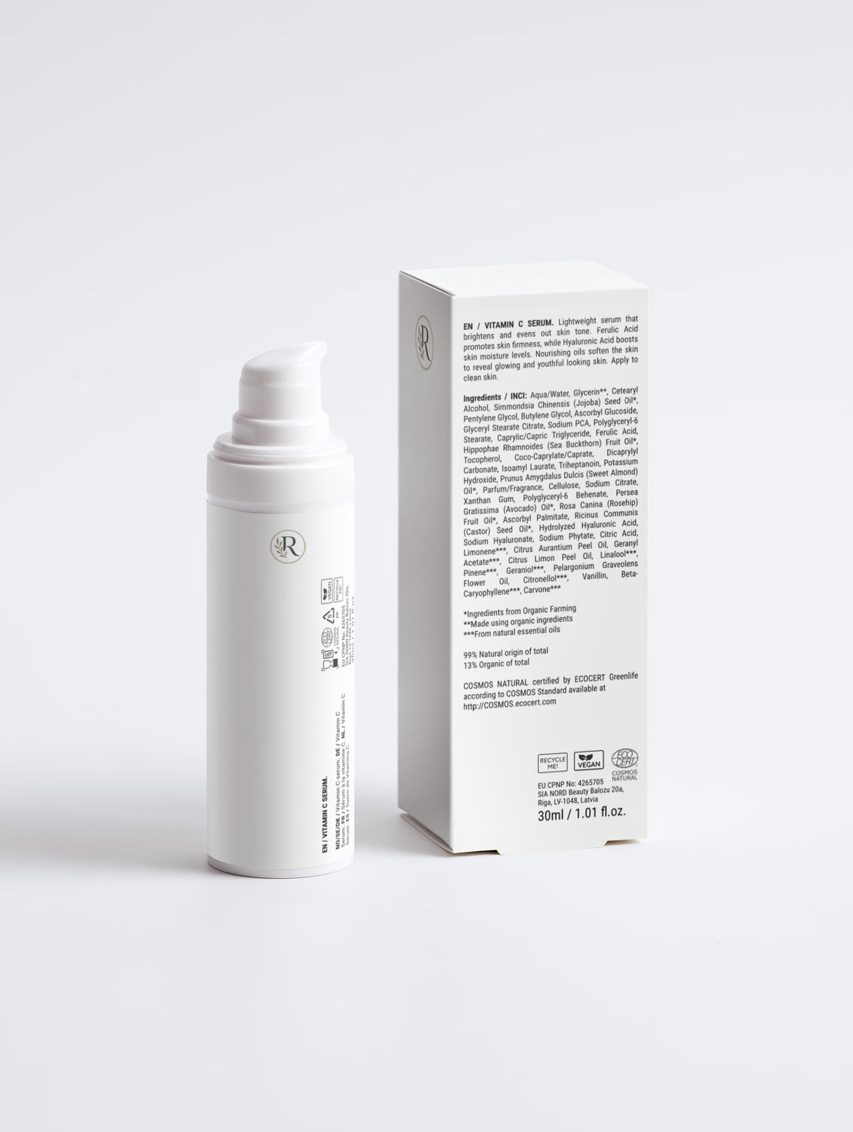 Vitamin C Serum Hyaluronsäure strahlender Teint vegan