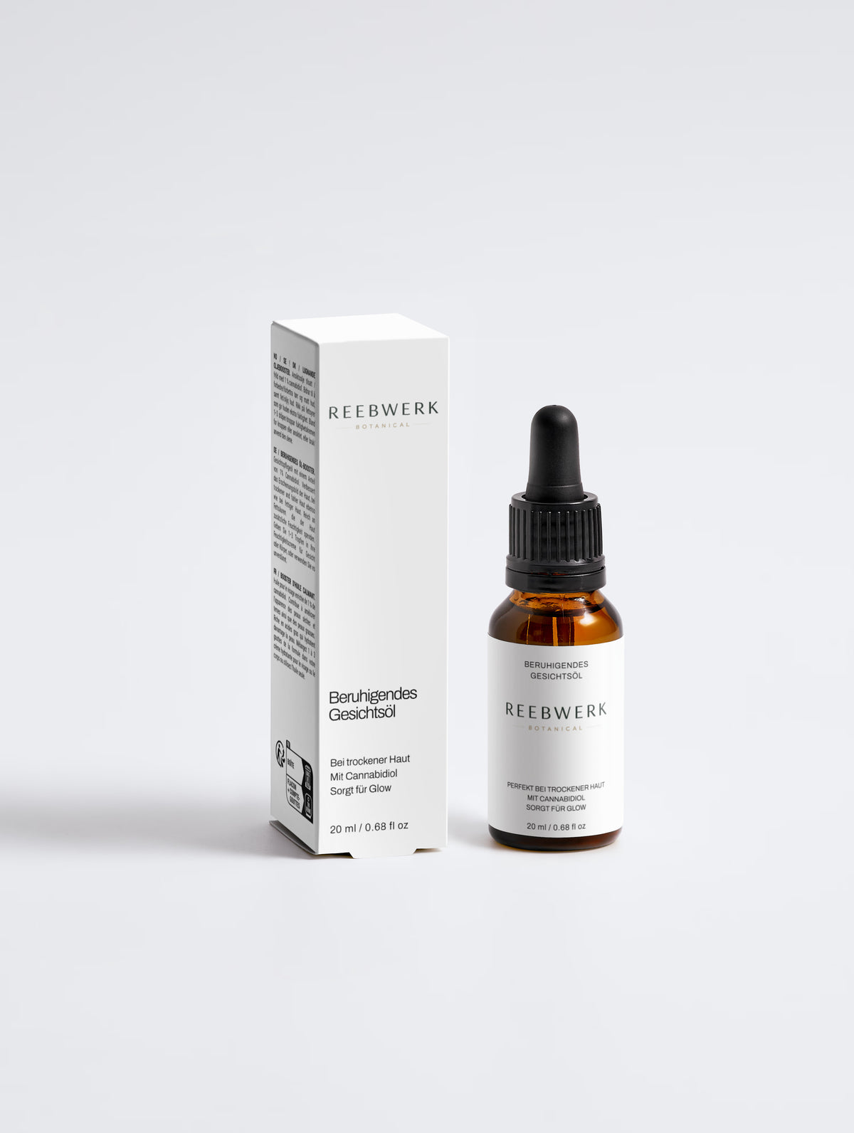 Gesichtsöl mit CBD beruhigend für trockene Haut bio