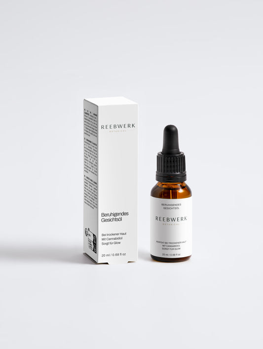 Gesichtsöl mit CBD beruhigend für trockene Haut bio