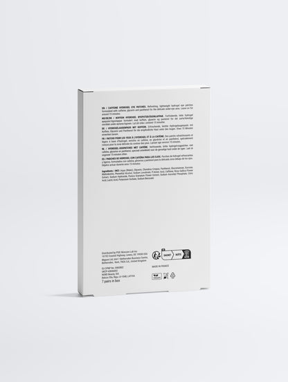 Koffein + Vitamin C – belebende Hydrogel-Augenpads