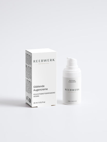 Glättende Augencreme mit Hyaluronsäure, vegan