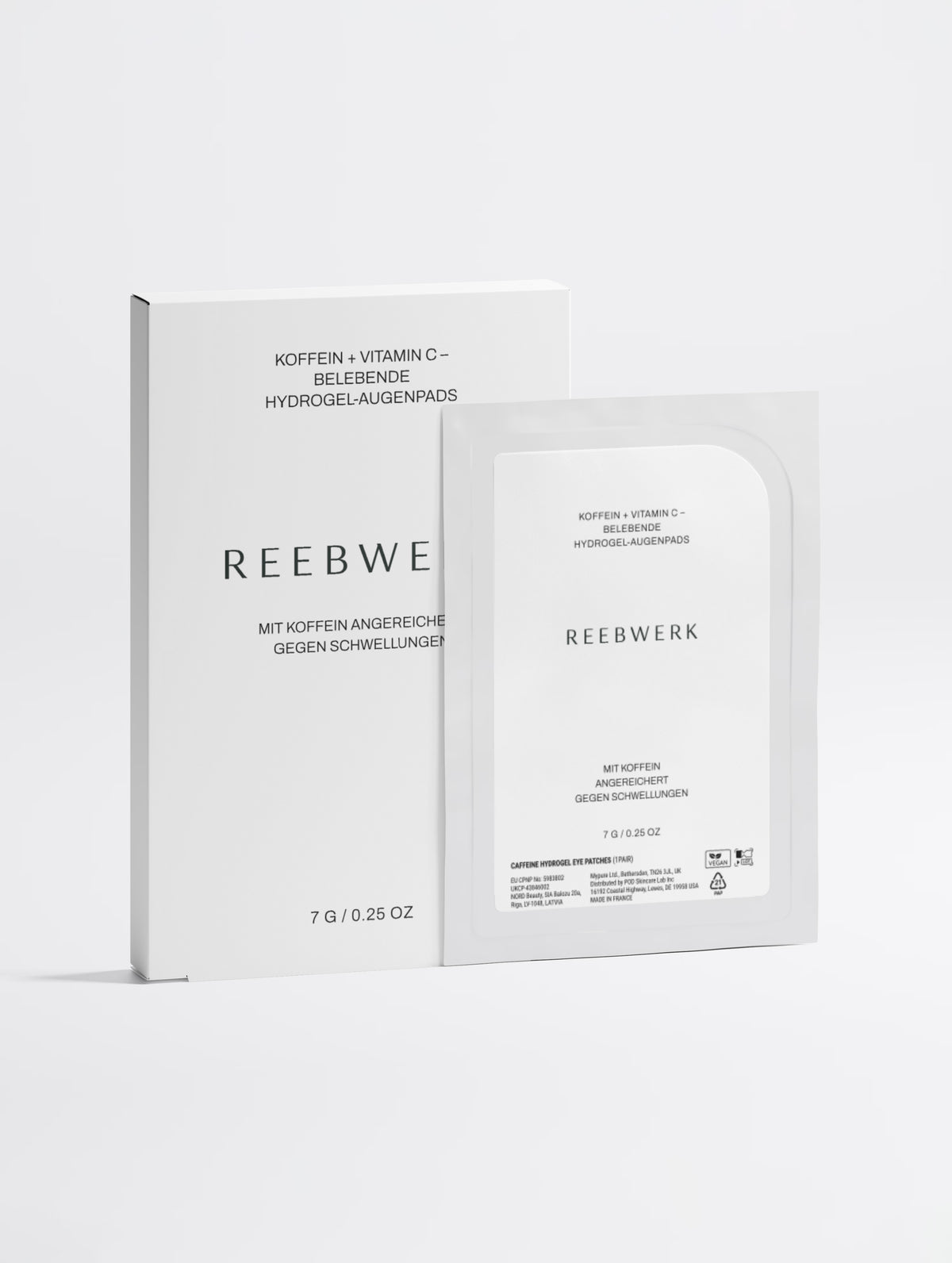 Koffein + Vitamin C – belebende Hydrogel-Augenpads